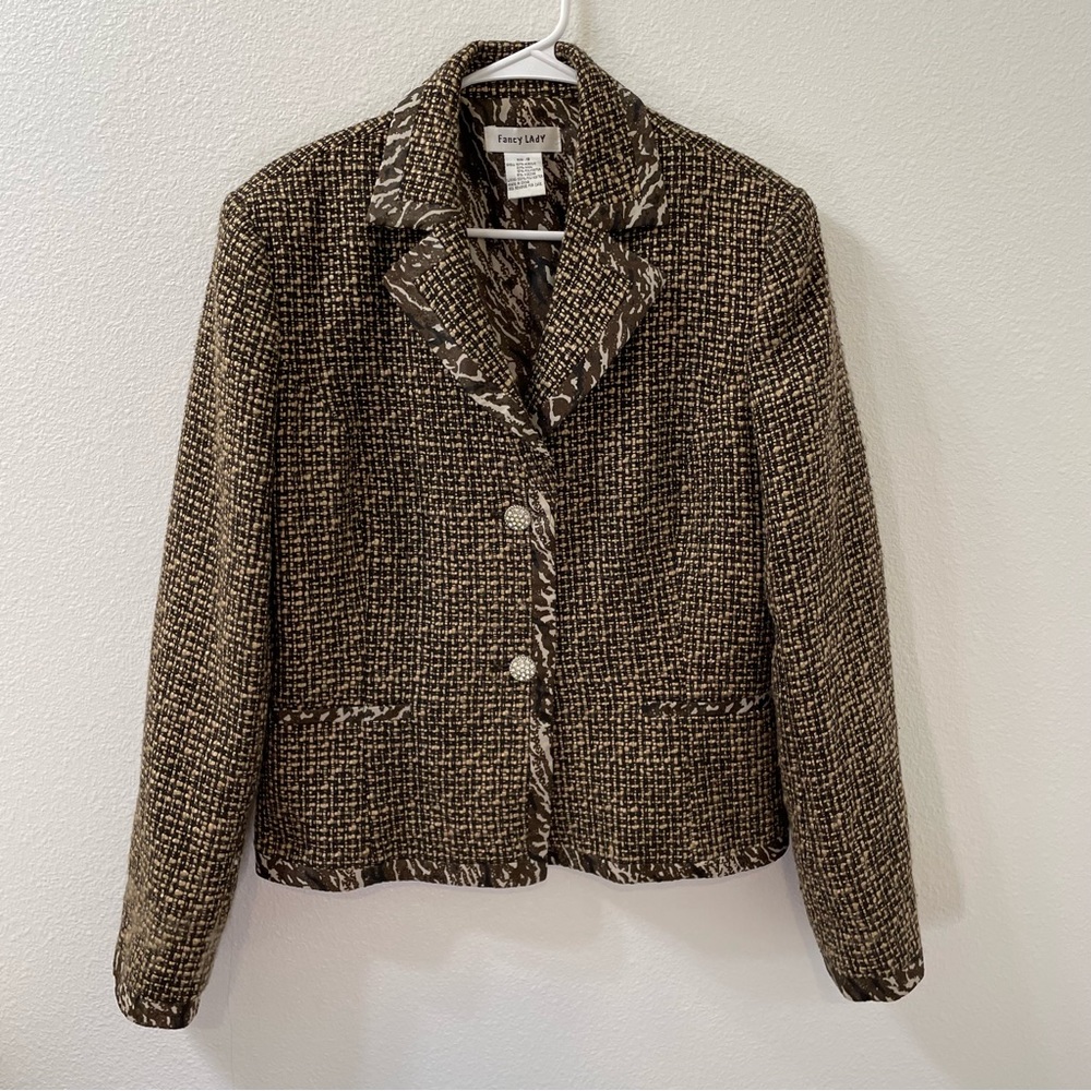 Fancy LAdy blazer brown size 12